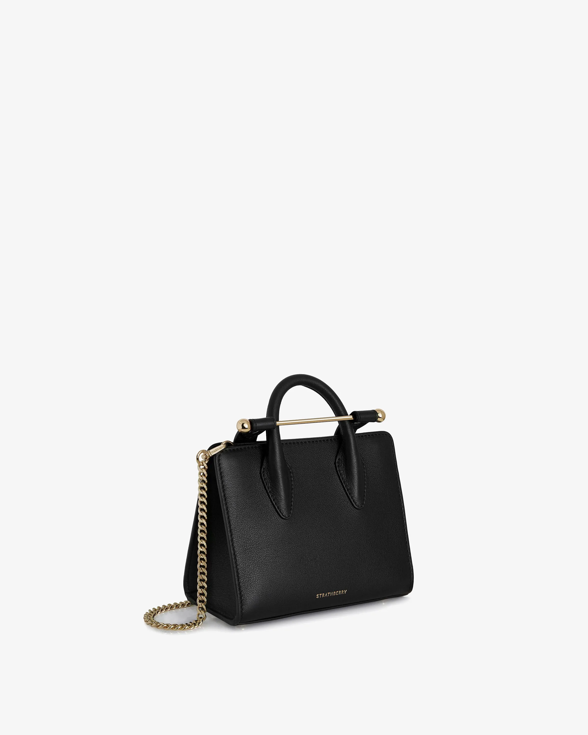 The Strathberry Nano Tote - Black