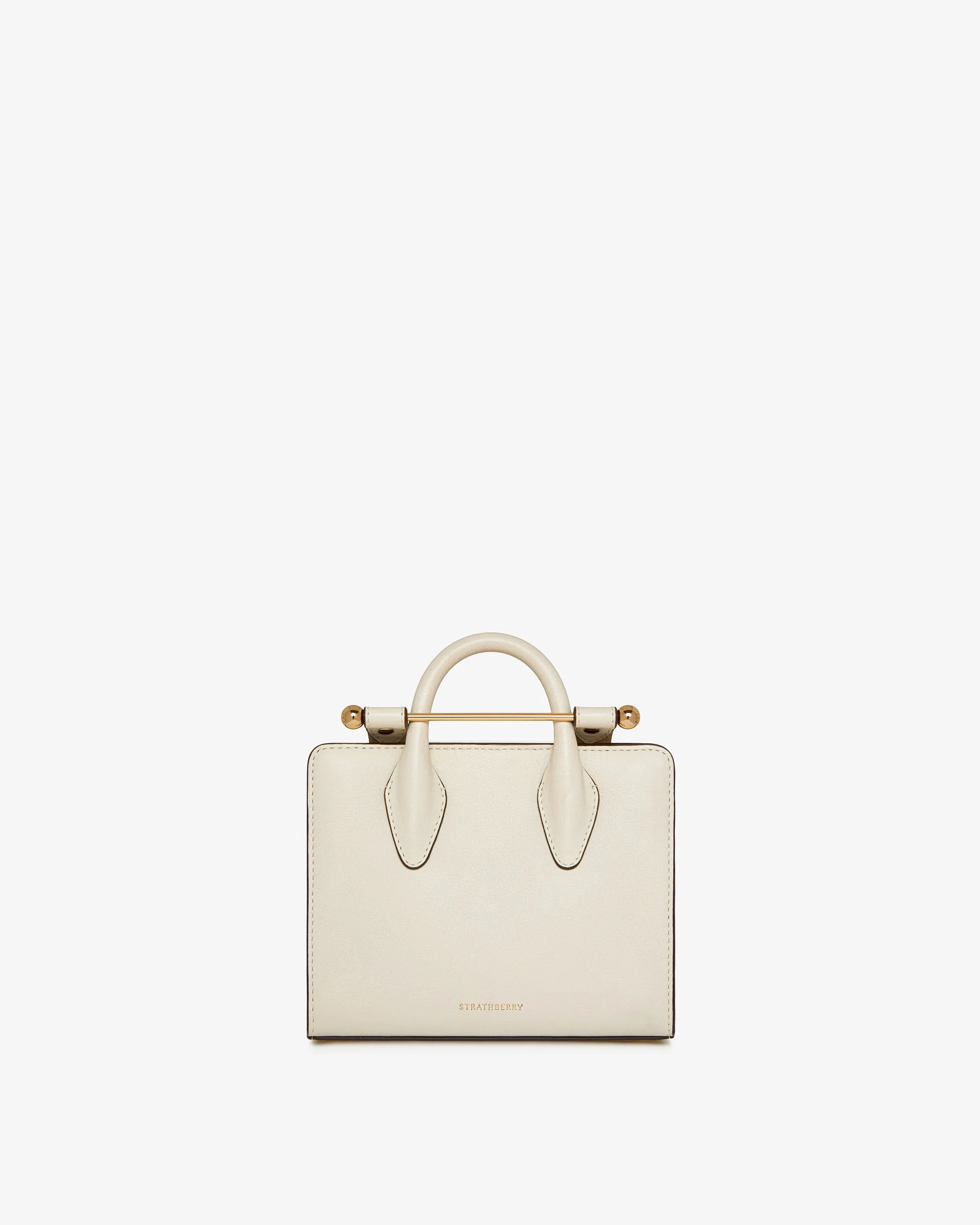 The Strathberry Nano Tote - Vanilla