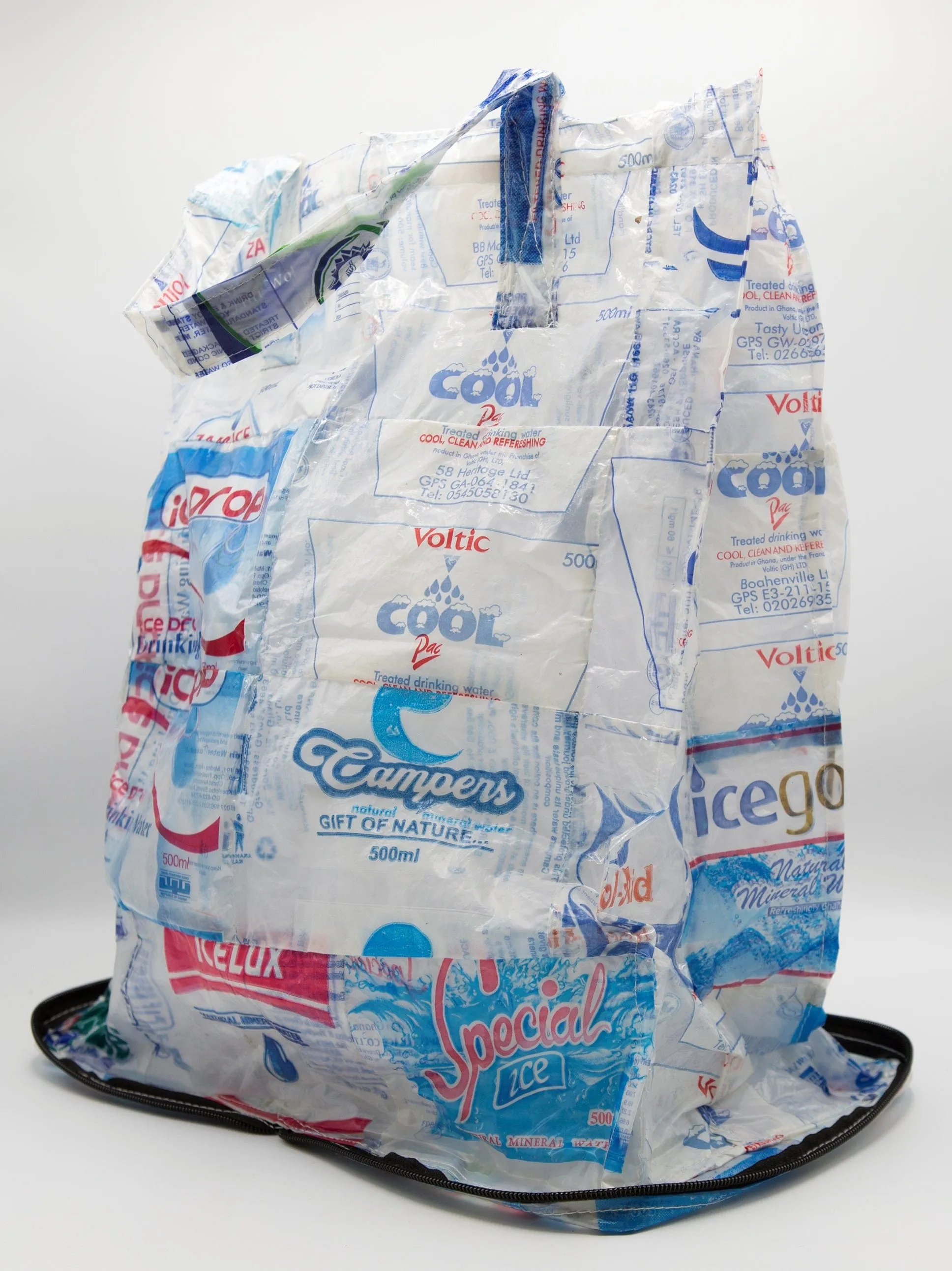 Trashy Smart Bag - sac écologique recyclé à partir de sachets d'eau potable