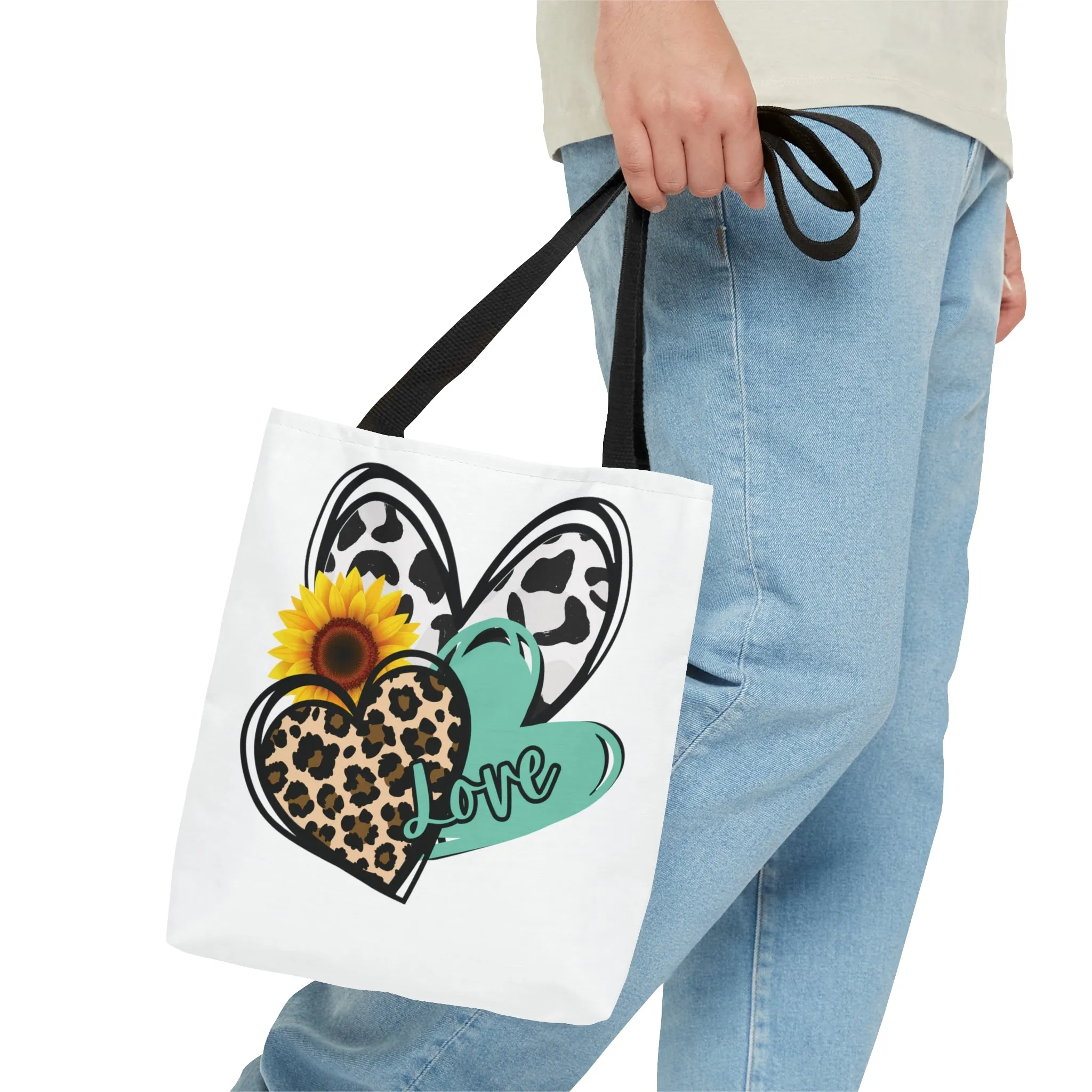 Triple Heart Tote Bag only at Bling & Bloom's Boutique | Cow Print Heart Bag | Cheetah Heart Tote | Love Tote Bag | Women's Shoulder Bag | Multi-size Bags