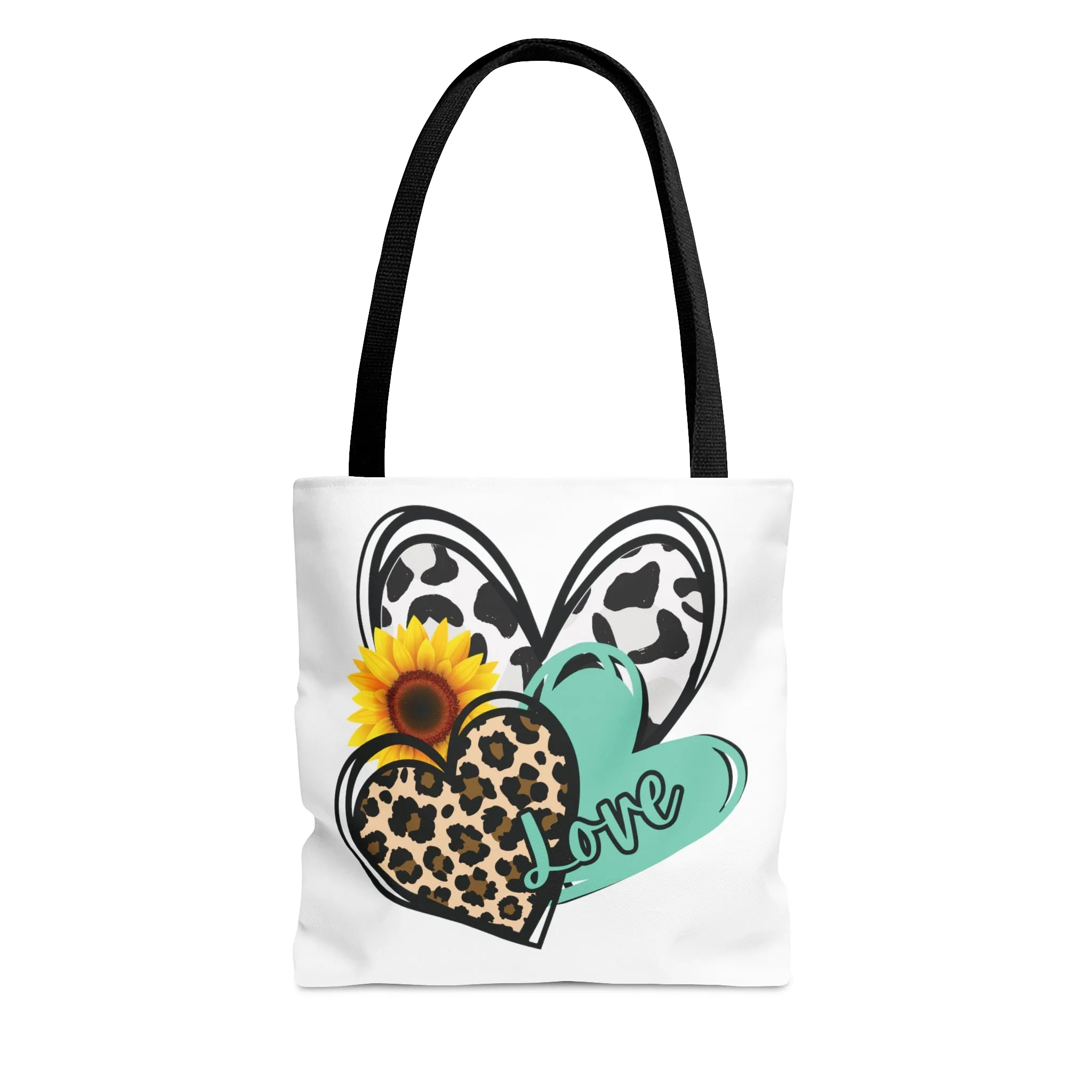 Triple Heart Tote Bag only at Bling & Bloom's Boutique | Cow Print Heart Bag | Cheetah Heart Tote | Love Tote Bag | Women's Shoulder Bag | Multi-size Bags