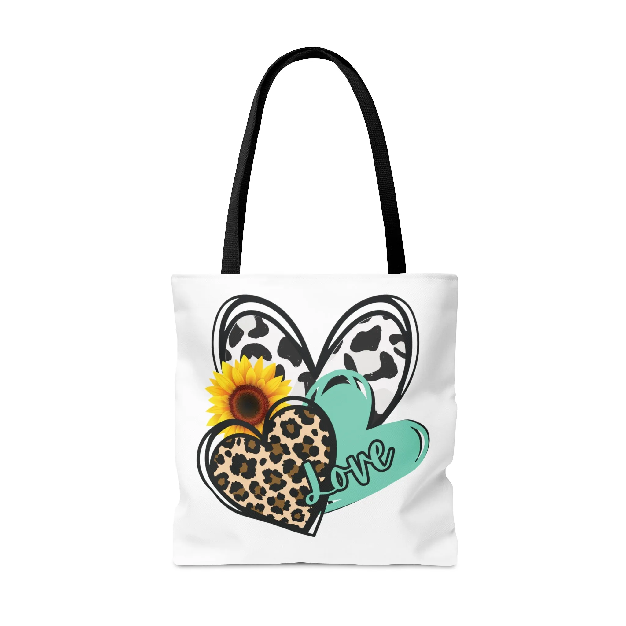 Triple Heart Tote Bag only at Bling & Bloom's Boutique | Cow Print Heart Bag | Cheetah Heart Tote | Love Tote Bag | Women's Shoulder Bag | Multi-size Bags