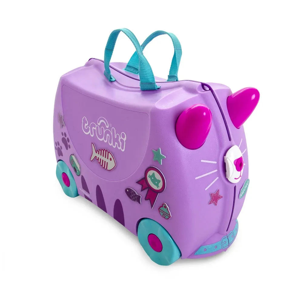 Trunki original innovative Ride On Suitcase for kids age 3  Cassie the Cat