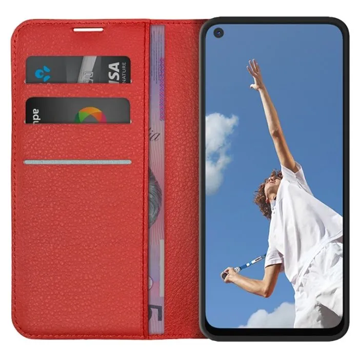 Wallet Case for Oppo A52 - Red