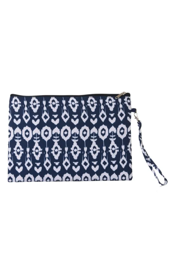 Weekender Tote / Indigo Ikat