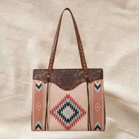 Western Tassel Tote Bag at Bling & Bloom's Boutique | Apricot Colored Southwest Purse